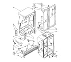 Kenmore 1068559281 cabinet parts diagram