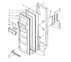 Kenmore 1068559231 refrigerator door parts diagram
