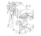 Kenmore 1068666361 cabinet parts diagram