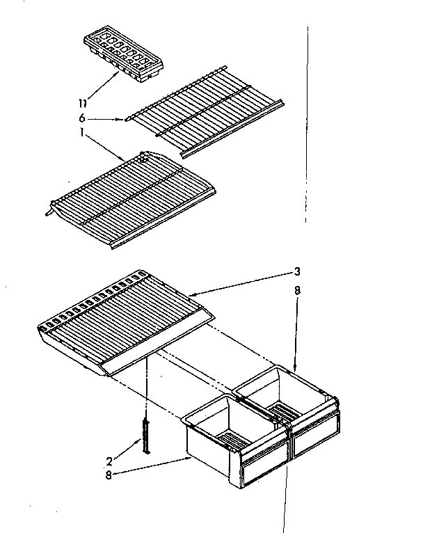 Shelf parts