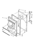 Refrigerator door parts