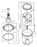 Agitator, basket and tub parts