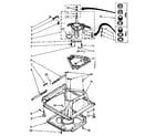 Kenmore 11081610100 machine base parts diagram