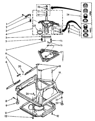 Machine base parts