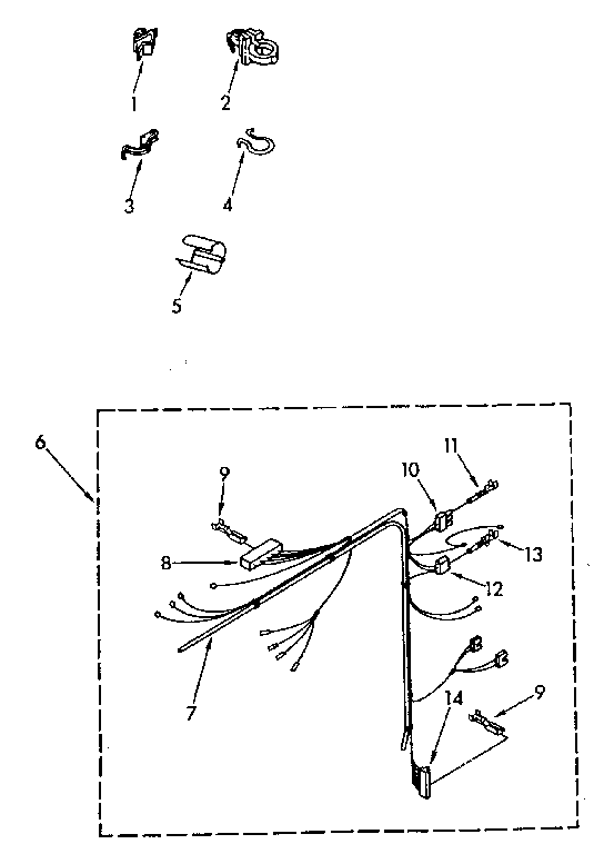 Wiring harness parts