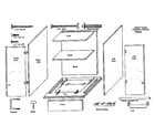 Kenmore 27296492 cabinet diagram