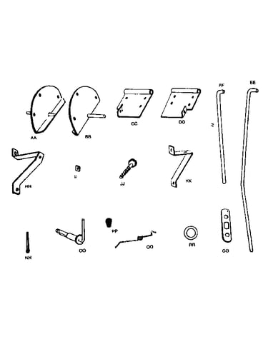 Lift mechanism parts and numbers