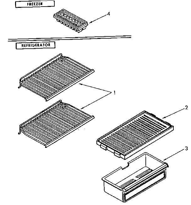 Shelf parts