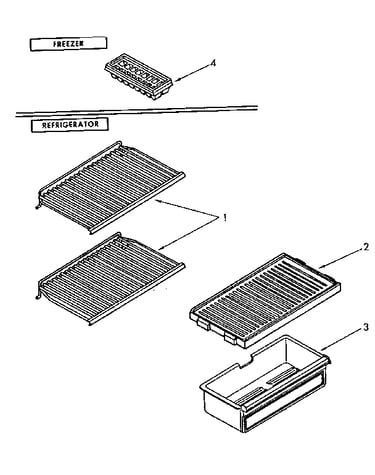 Shelf parts