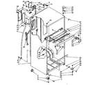 Kenmore 1068668860 cabinet parts diagram