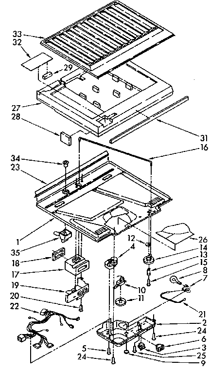 Compartment separator parts