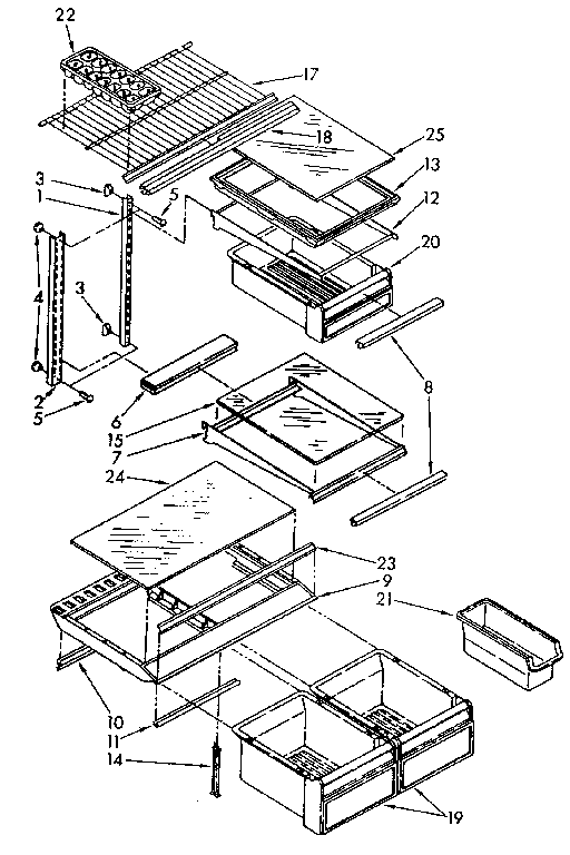 Shelf parts