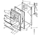Kenmore 1068668860 refrigerator door parts diagram