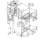 Kenmore 1068768870 cabinet parts diagram