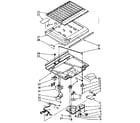 Kenmore 1068768810 compartment separator parts diagram