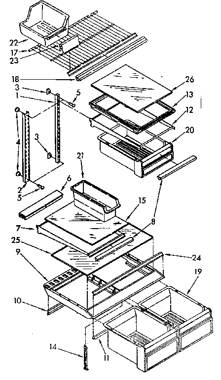 Shelf parts