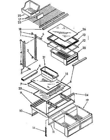Shelf parts