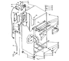 Kenmore 1068768463 cabinet parts diagram