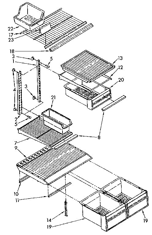 Shelf parts