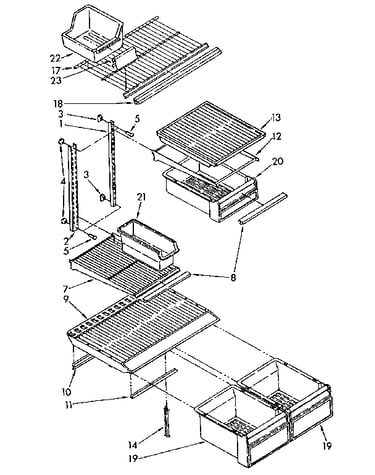 Shelf parts