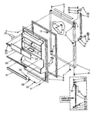 Refrigerator door parts