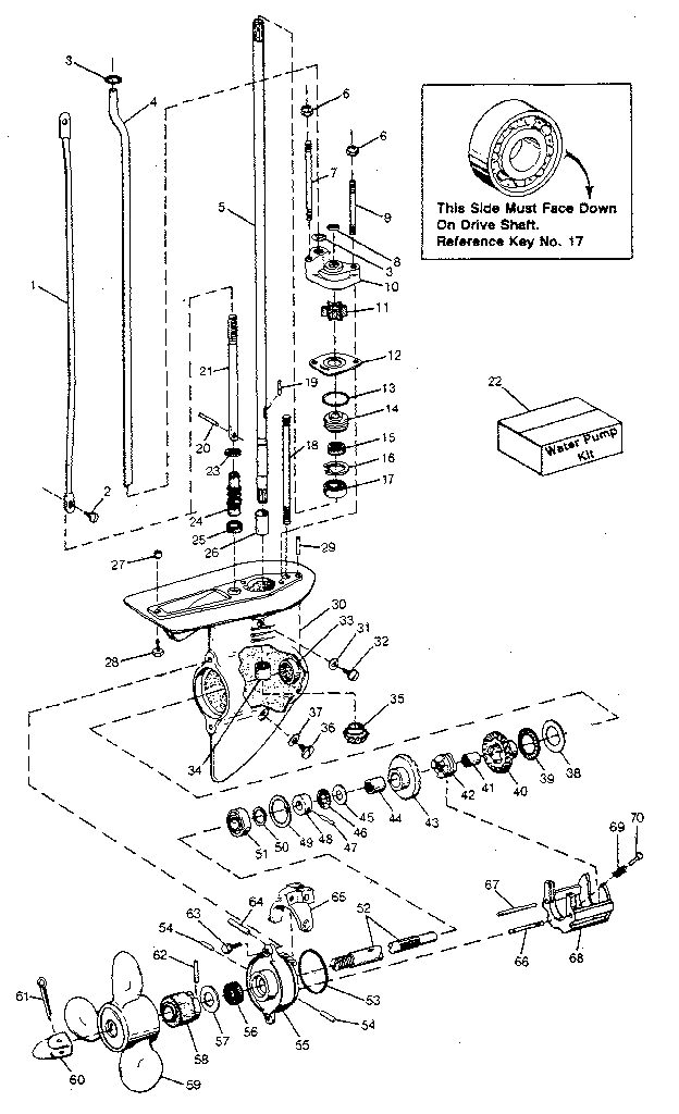 Gear housing assembly