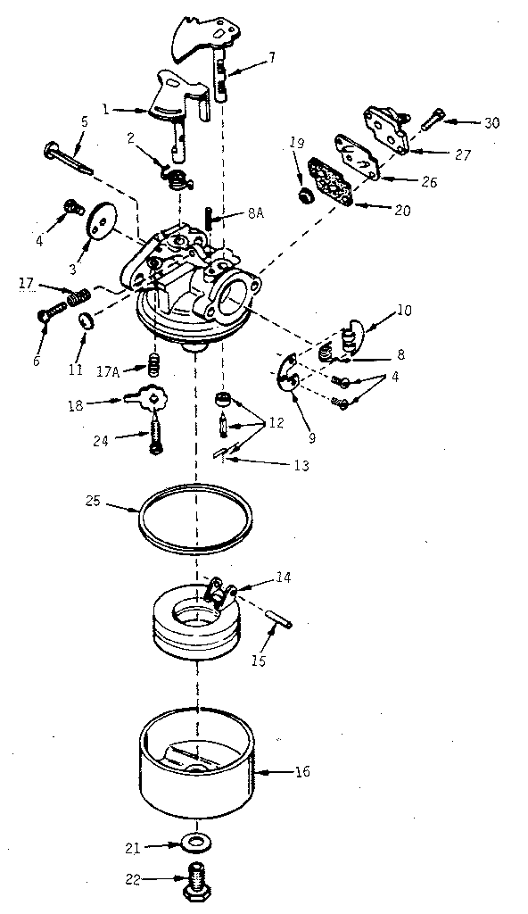 Carburetor nos. 632056b