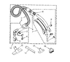 Kenmore 1162639080 hose and attachments diagram