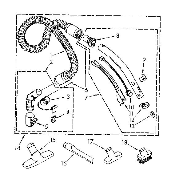 Hose and attachments