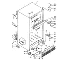 Kenmore 1068740882 cabinet parts diagram