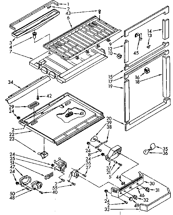 Breaker and partition parts