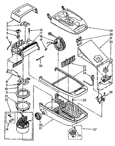 Vacuum cleaner parts