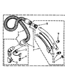 Hose and attachment parts