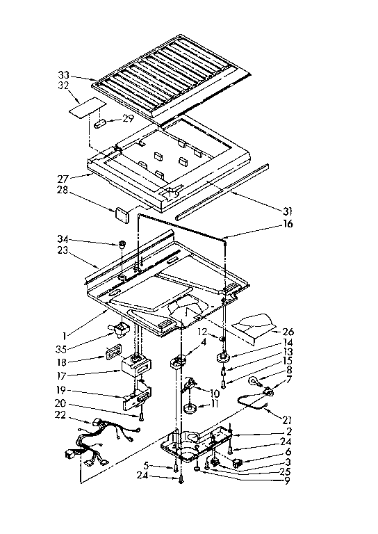 Compartment separator parts