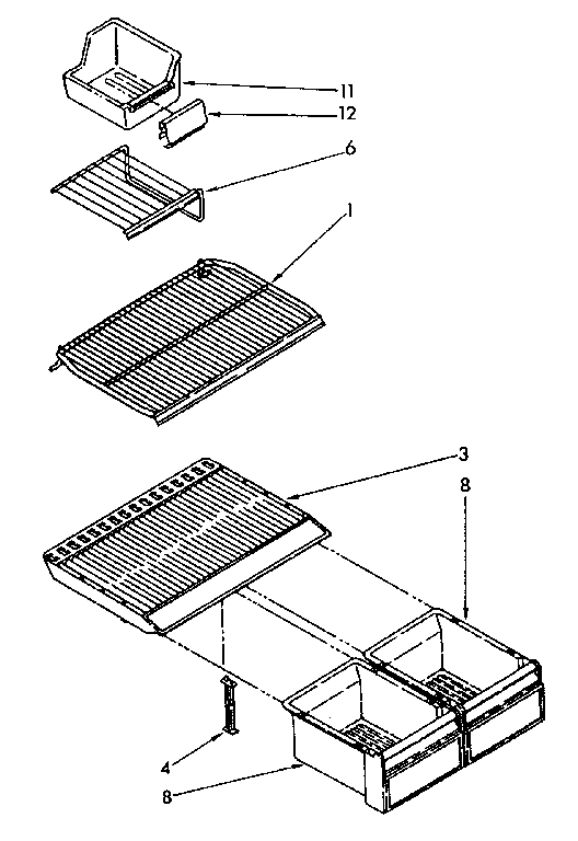 Shelf parts