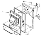 Kenmore 1068746330 refrigerator door parts diagram