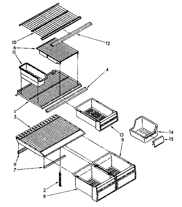 Shelf parts