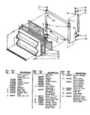 Freezer door parts