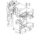 Kenmore 1068748334 cabinet parts diagram