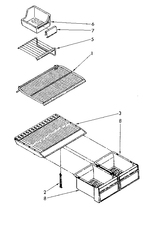 Shelf parts