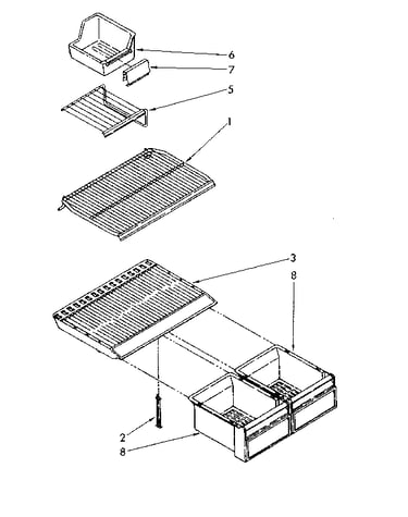 Shelf parts