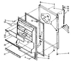 Kenmore 1068748324 refrigerator door parts diagram