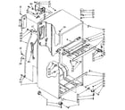 Kenmore 1068748470 cabinet parts diagram