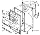 Kenmore 1068748470 refrigerator door parts diagram