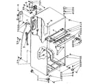 Kenmore 1068748421 cabinet parts diagram