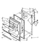 Refrigerator door parts