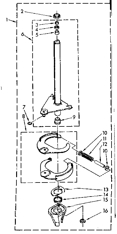 Brake and drive tube