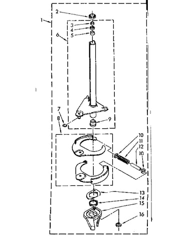 Brake and drive tube