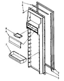 Refrigerator interior door panel