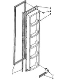 Freezer interior door panel